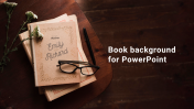 Simple book background for PowerPoint Design